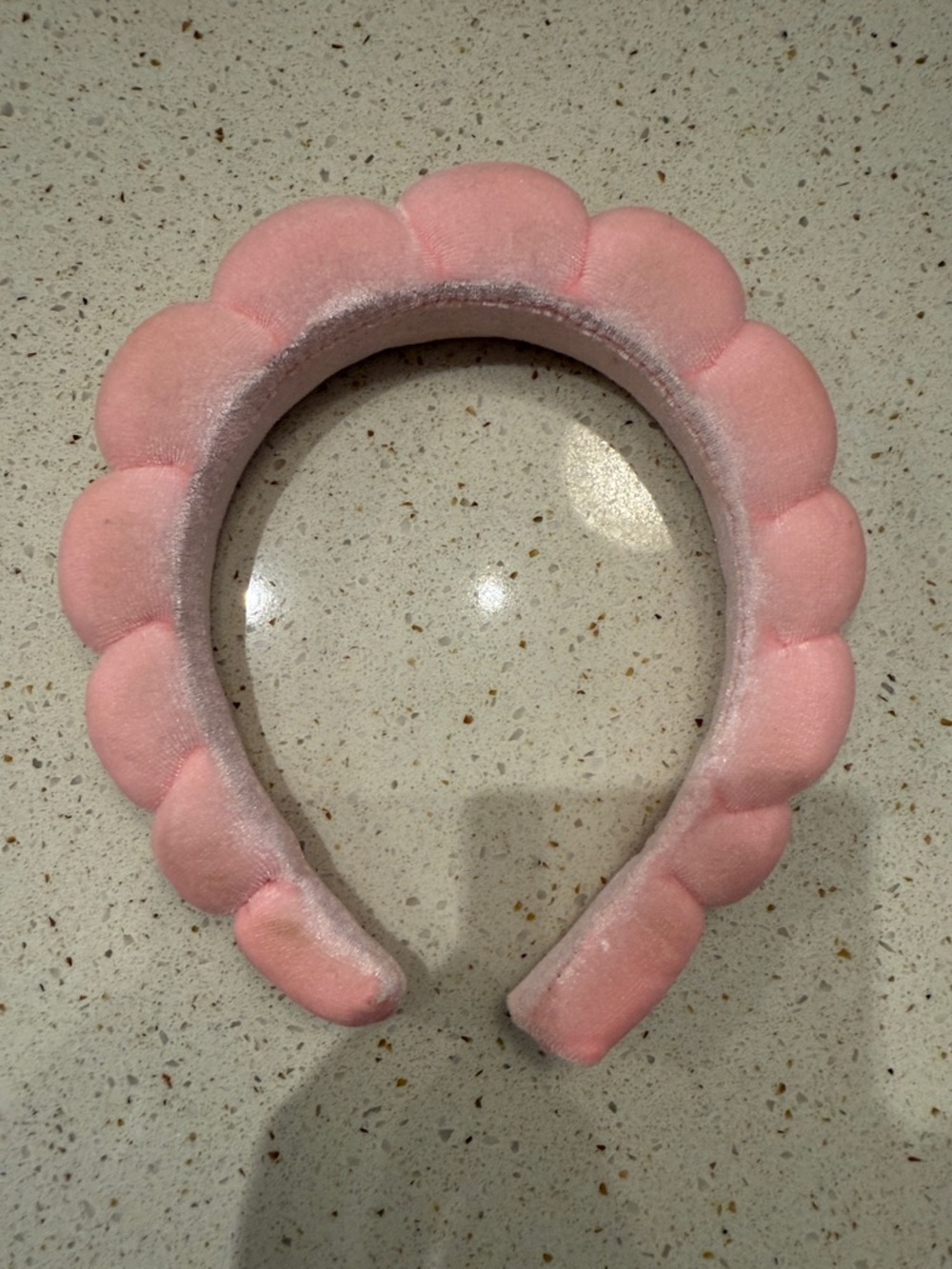 Pink Padded Flower Headband for Kids